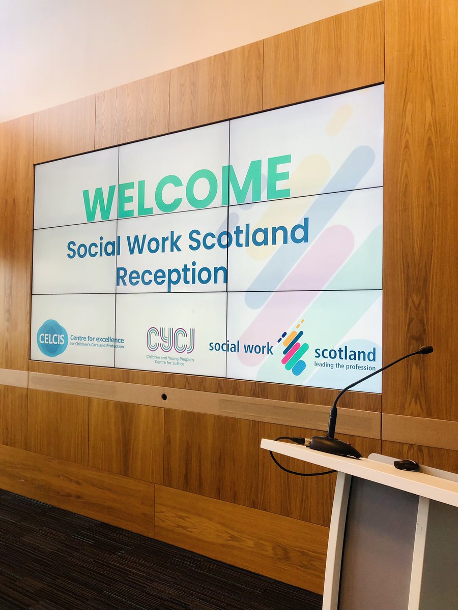 All set up for a pre @socworkscot reception with @CELCIStweets @CYCJScotland #eventdelivery @glasgow #swsconf23
