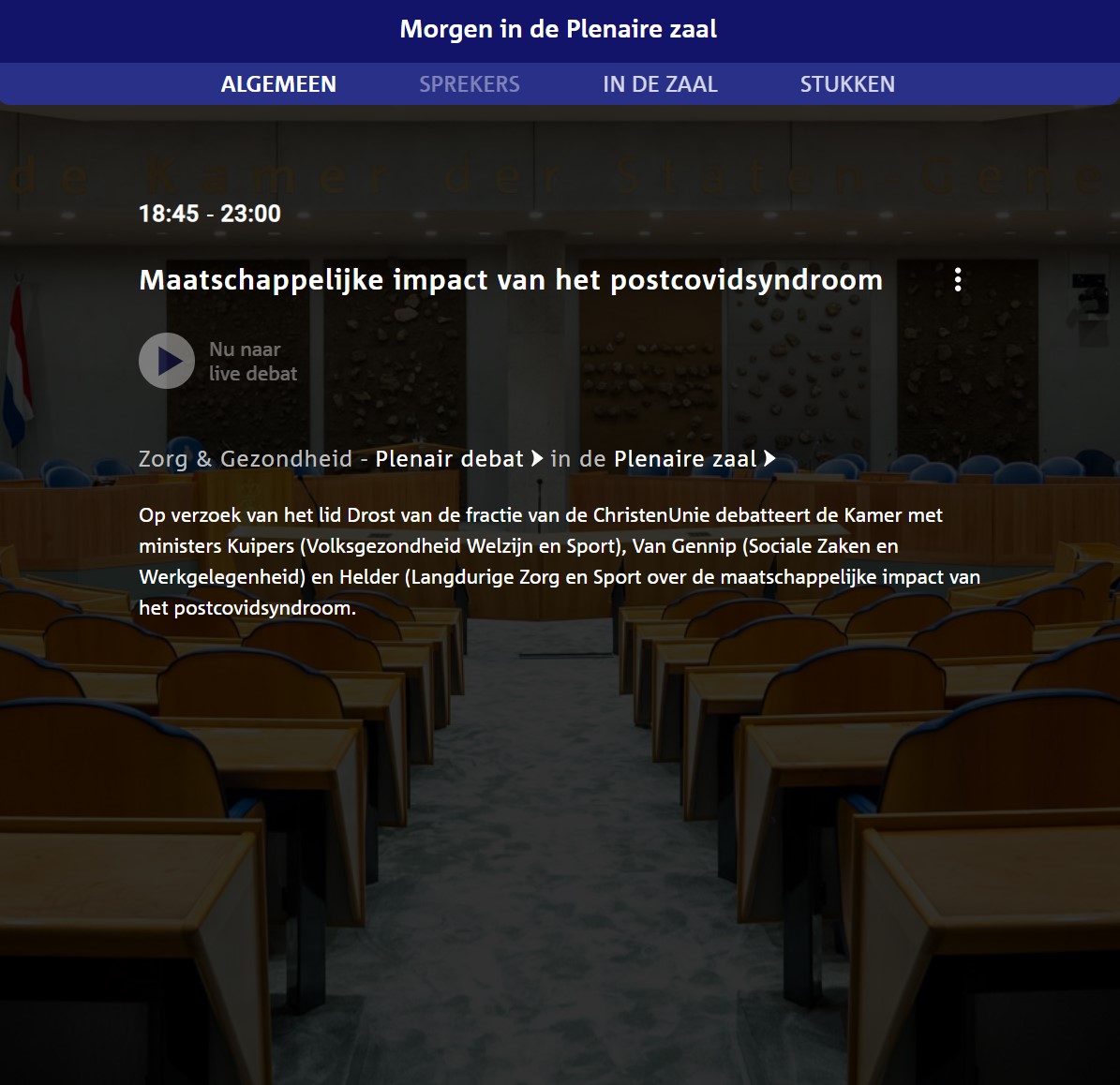covidwiki's tweet photo. Morgen vindt het long COVID debat plaats in de Tweede Kamer. Je kunt het morgen vanaf 18:45u via deze link volgen.

https://t.co/3TpI2lHA03

De bewijzen blijven zich opstapelen dat er een aanzienlijk biomedisch component is. https://t.co/6yV2ydzvQQ
