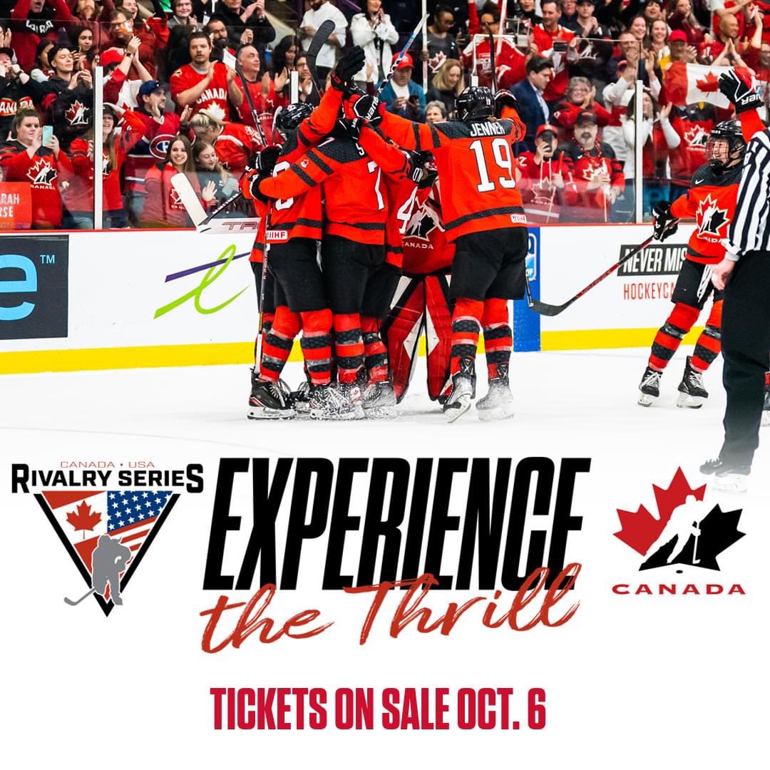 🚨 ANNOUCEMENT 🚨

🏒 The ultimate clash in women's hockey is coming to Regina! Join us for The Rivalry Series as Canada's National Women's Team goes head-to-head against the United States on Friday, February 9, 2024, at the Brandt Centre! 🏟️

Mark your calendars! General tickets