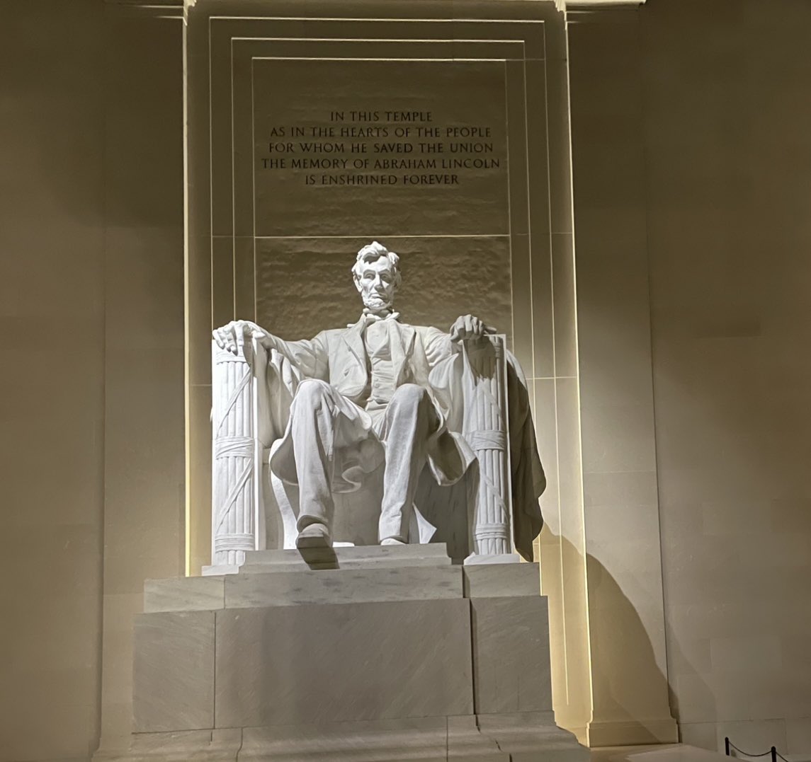 As I reflected on Lincoln’s story while visiting his monument recently, I was encouraged, inspired, and reminded that while doing great things can often lead great to opposition, they can also lead to changing the world. Thank you for your continued support. God bless🙏🏼