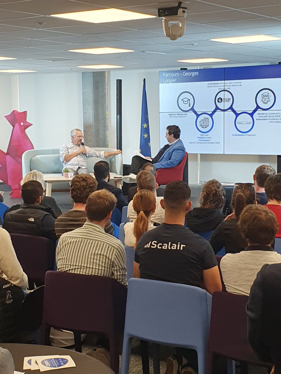 <a href="/CampusCyberFr/">Campus Cyber</a> <a href="/GeorgesLotigier/">Georges Lotigier</a> est avec nous ce soir pour parler de <a href="/VadeSecure/">Vade</a> et <a href="/Cloud_Scalair/">Scalair</a> 🔥🔥🔥