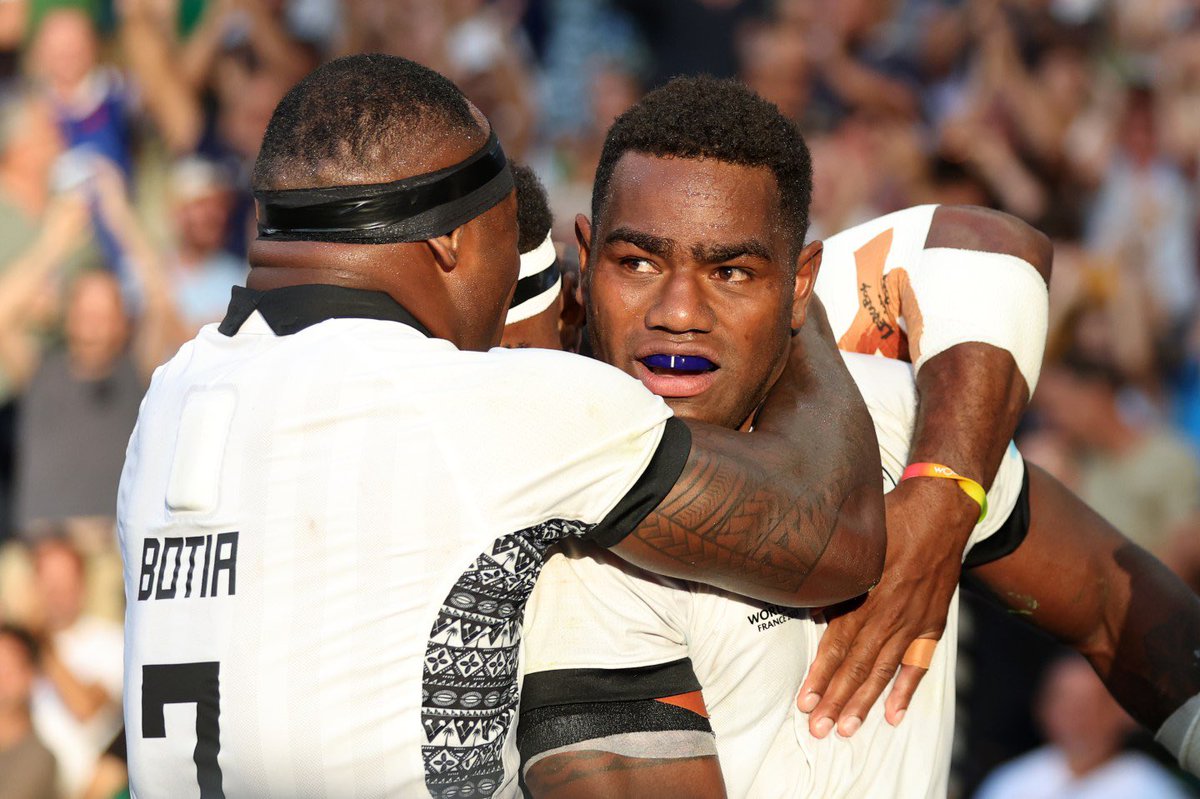 bestgug's tweet photo. Fiji star Josua Tuisova missed his son’s funeral to carry on playing at the Rugby World Cup

The funeral tool place in Votua

Josua’s 7 yo son, Tito, tragically died after a prolonged illness. 

sad news came just hours before Josua helped to secure Fiji’s 17-12 win over Georgia https://t.co/RI6sCcCuWP