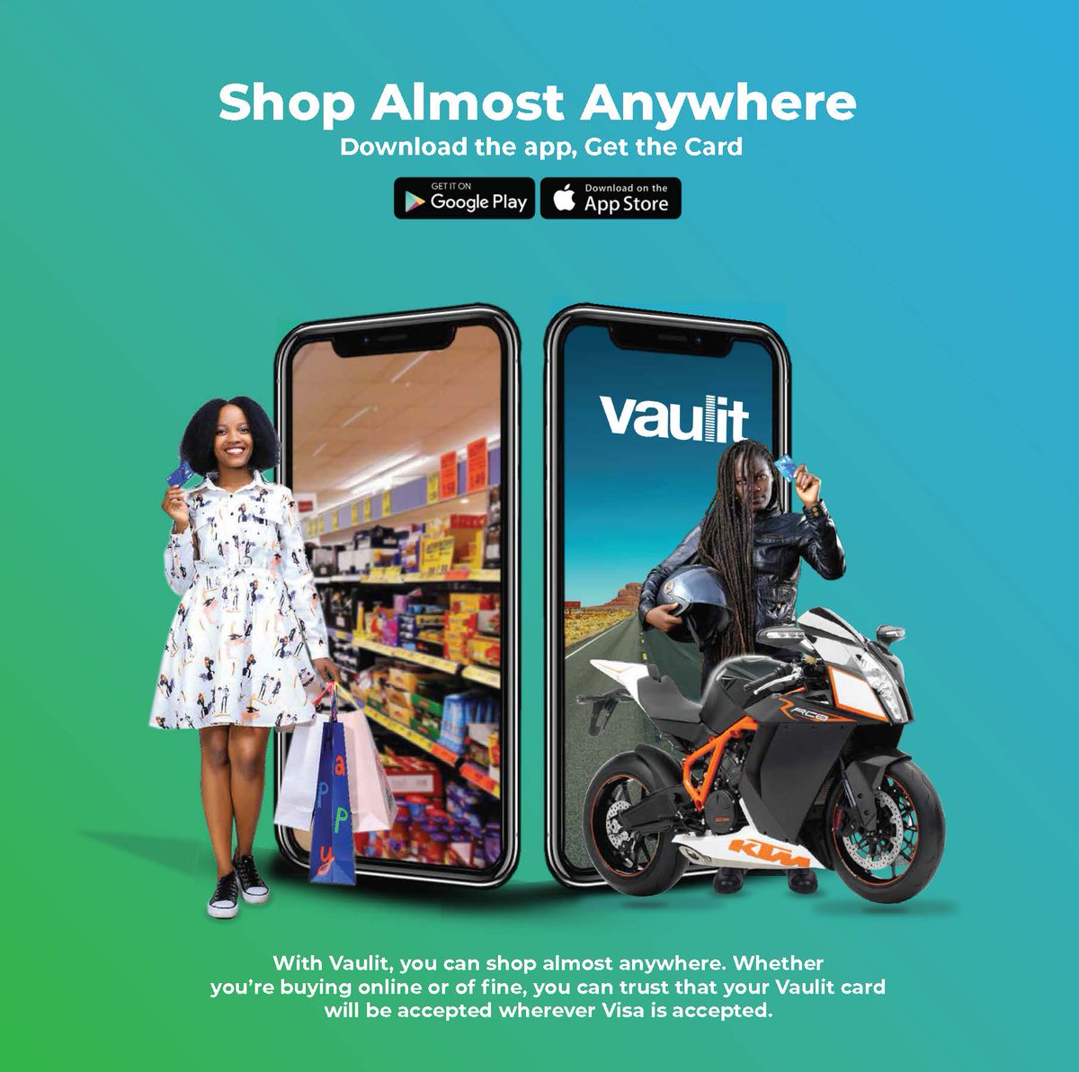 Dive into endless shopping for the things you love! 🛍️💳 Shop almost anywhere, online & offline, with Vaulit's prepaid VISA card. Be a part of our Beta List for early access!

Don't miss out! 🚀 Join now: vaulit.com/download/ #PowerYourPassion #ShopAnywhere'