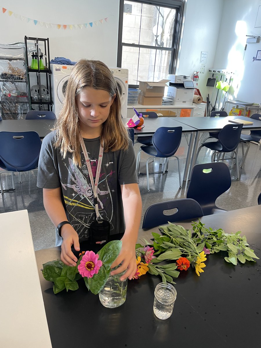uchicagolab's tweet photo. Students in Ruthie Williams' middle school home economics and sustainability class learn about the seed to table cycle by gardening, composting, cooking, and tasting! #Labbies #MiddleSchool #gardening #programhighlight
📷: Ruthie Williams https://t.co/JMTy18HCQ5