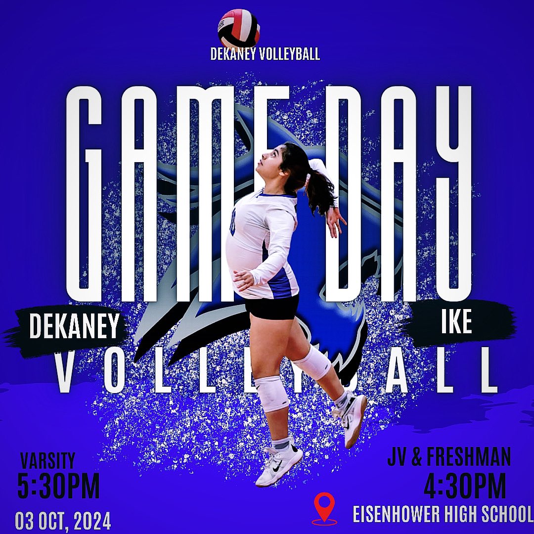Come out and support our Lady Wildcats as we take on Eisenhower (IKE) today! Freshman will be at IKE 9 <a href="/4/">w</a>:30. JV and Varsity on main campus #texasvolleyball #springisd #dekaney #UIL #varsity #freshman #jv  #commitedtogettingbetter #athletes