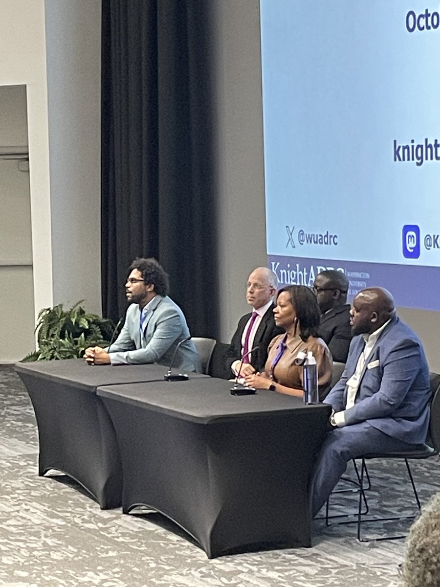 Evidence-based strategies panel Jonathan Jackson, ⁦@DrCHWilkins⁩ Consuelo Wilkins, Mark Gluck, and ⁦@DrDHud⁩ Darrell Hudson #EMP2023 #Conference #WashU #KnightADRC #NIAfunded #diversityinresearch