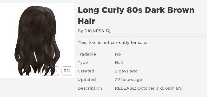 Long Wavy Popular Brown Hair - Roblox