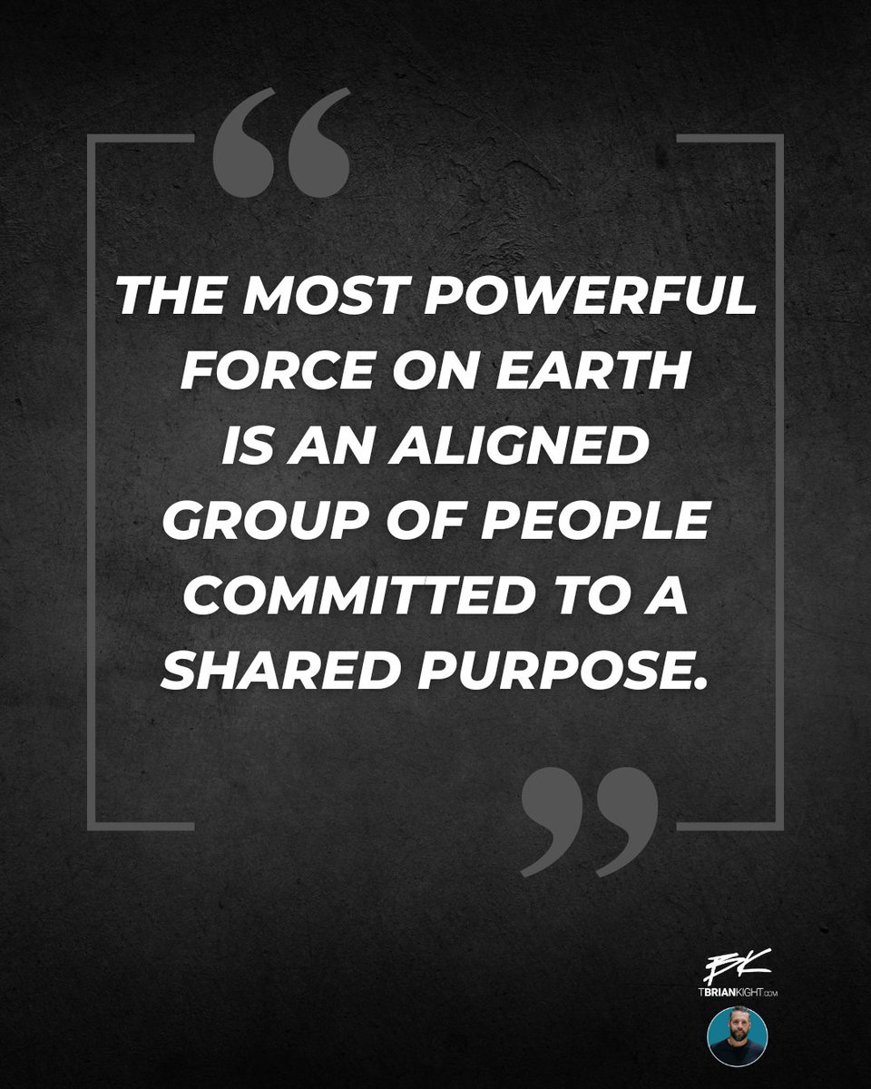 You don't need everyone. You only need the committed to align and unify together in their effort. If they stay the course, they will change everything.