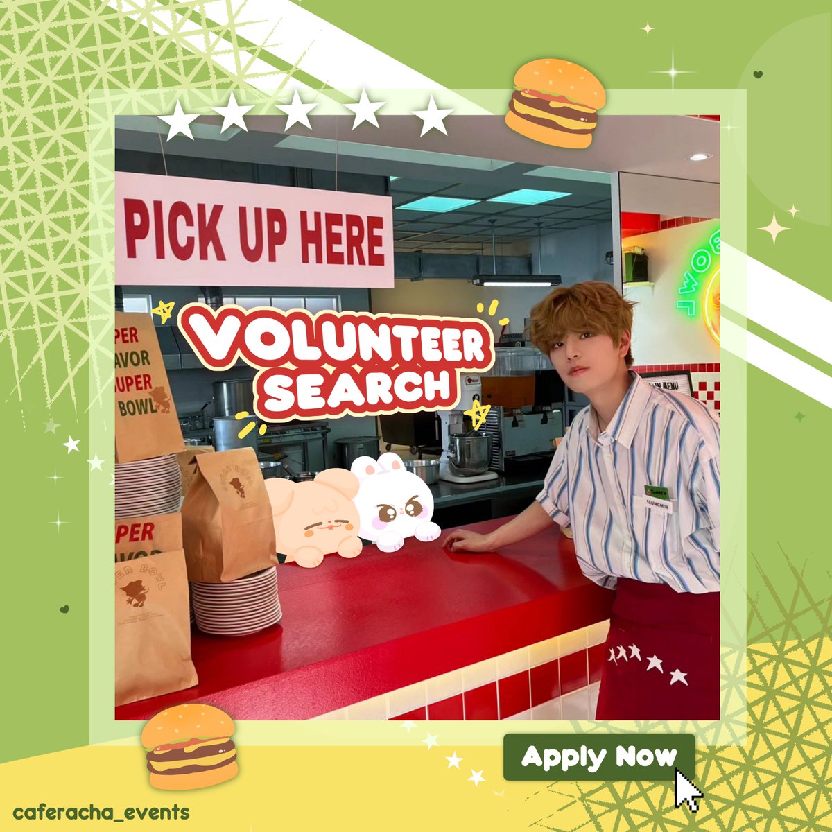CafeRachaEvents's tweet photo. Please help. Puppy M and Leebit don't know what they're doing and keep setting fires in the kitchen. The health inspector threatened to shut down their puppy cat cafe.
Keep their cafe running by applying as a volunteer. Link is in the bio! https://t.co/r9rKQuYgHr