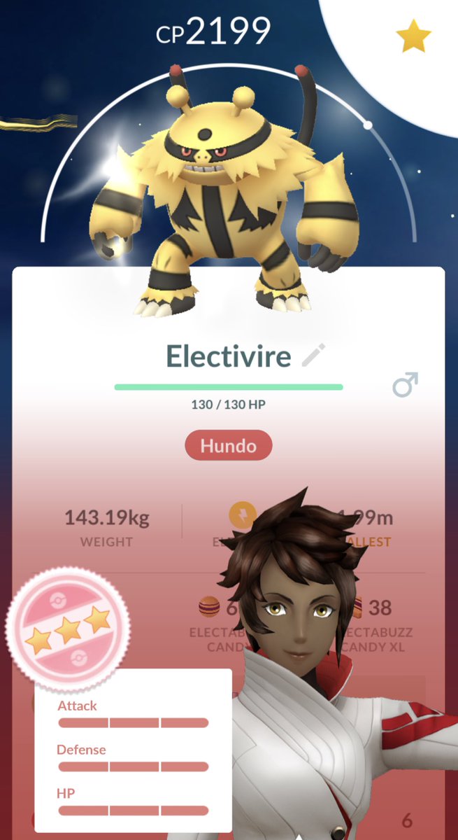 PokemonMudir's tweet photo. #hundo #electric #electivire #pokemon #pokemongo #pokemongofriends #excellent #news #strongbud https://t.co/XWWfdcWzj7