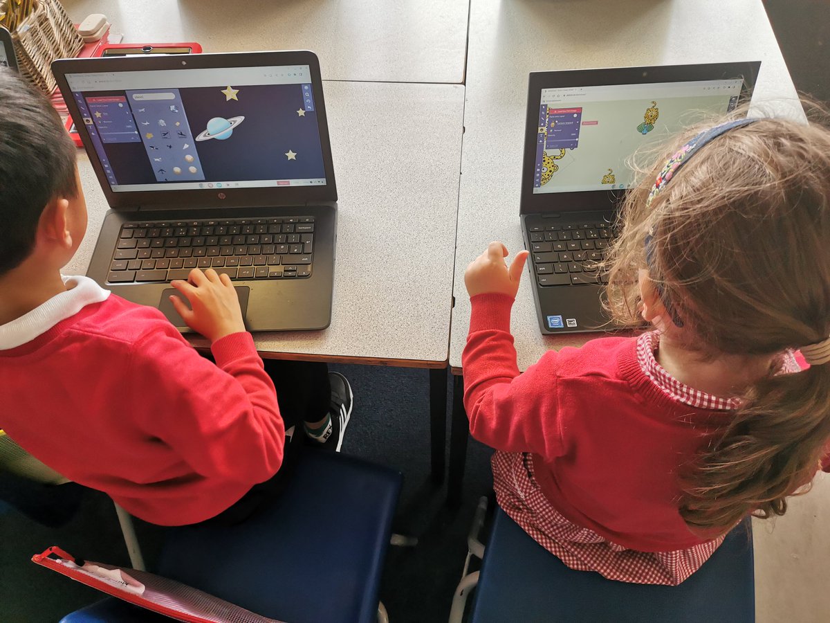 BG_Hares's tweet photo. Today in computing we all logged onto our own chromebooks! Once we were online, we had a go with keypad control on Sketchpad. #BGComputing https://t.co/f7KlfeHYUP