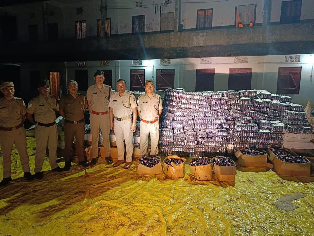 Kudos to <a href="/ejhpolice/">🇮🇳 East Jaintia Hills Police 🇮🇳</a> and its ANTF for adept intelligence collection, sound coordination, swift planning and resolute pursuit of criminals resulted in the remarkable seizure of 44,900 bottles of spurious Phyensedyl from a truck.

 The mere contemplation of the potential havoc such