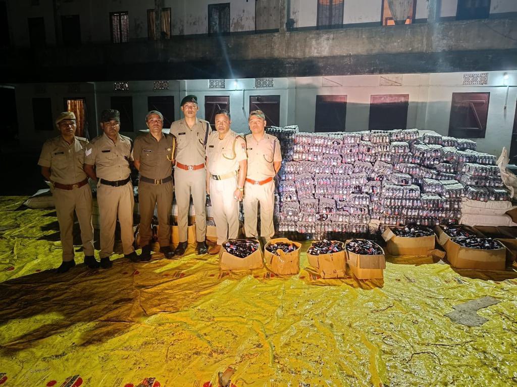 SangmaConrad's tweet photo. Kudos to @ejhpolice and its ANTF for adept intelligence collection, sound coordination, swift planning and resolute pursuit of criminals resulted in the remarkable seizure of 44,900 bottles of spurious Phyensedyl from a truck.

 The mere contemplation of the potential havoc such an enormous quantity of spurious syrup could inflict upon our youth sends chills down the spine. Sustained drive against drug traffickers by @lrbishnoiips and his team is commendable. 
@HMOIndia @Narcoticsbureau @PTI_News @ANI
@PIB_India @PIBShillong @MeghalayaPolice @DiprMeghalaya @DDNorthEast @airnews_shi