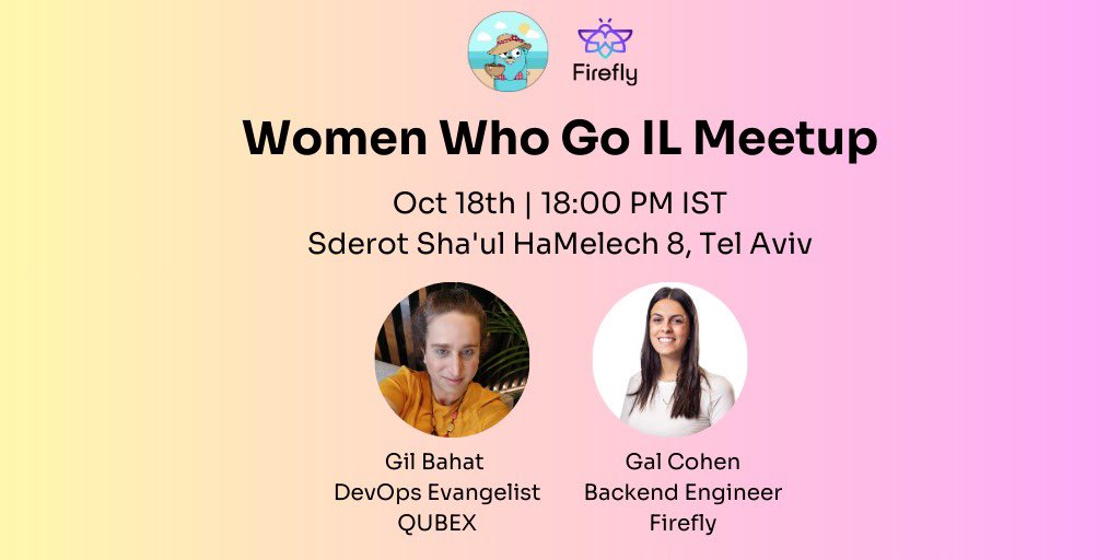 WomenWhoGoIL's tweet photo. אתן מוכנות לזה??? מיטאפ אוקטובר!
נפגש ב18/10 לשתי הרצאות מרתקות 🤩
לעוד פרטים והרשמה:
https://t.co/hgGoHX1zn2 https://t.co/R7bnKzx842