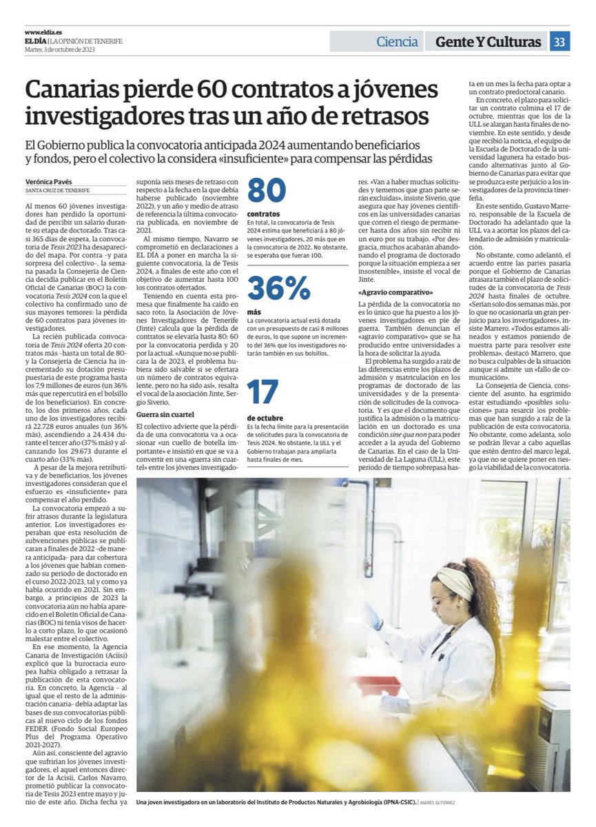 Asociación Jóvenes por la Investigación Tenerife tweet media