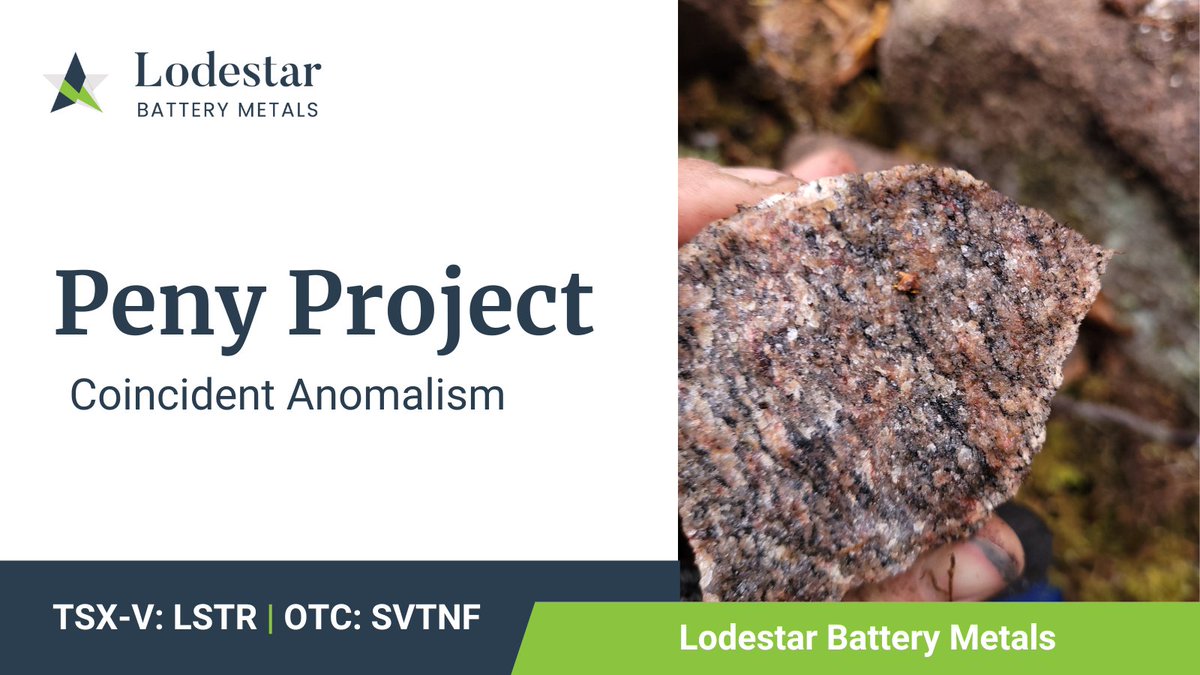 Numerous hyperspectral anomalies from prior remote sensing align with radiometric and magnetic data &amp; match project air photography.

These anomalies, featuring low magnetic &amp; radiometric readings, will be ground-truthed in the field program: lodestarbatterymetals.ca/news/lodestar-…

$LSTR $SVTNF