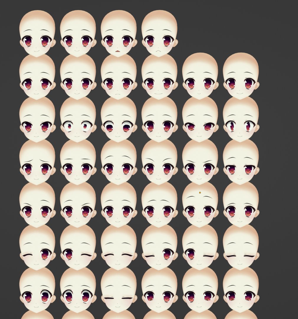 ocuuda's tweet image. this is your reminder to get bookyakuno&apos;s lazy shapekey tools to be able to organize your shapekeys into FOLDERS!!!! not only that but being able to autogenerate objects for each shapekey for previews or editing