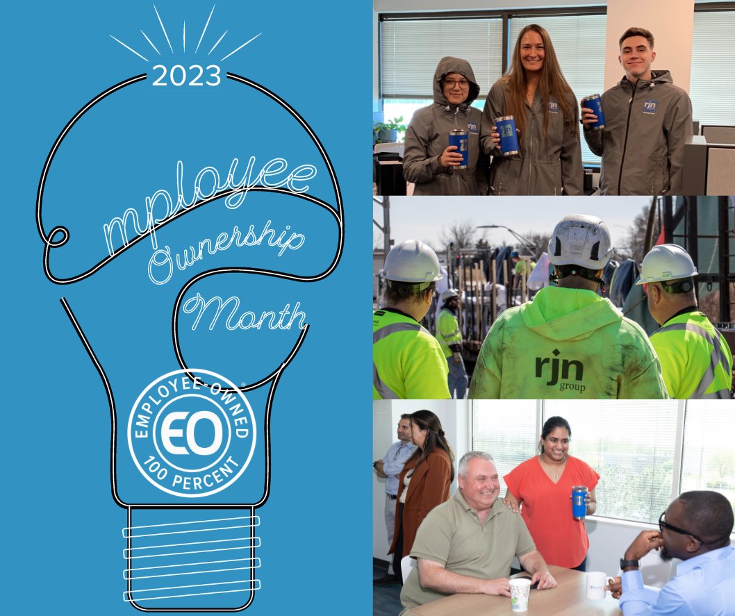 RJN is 100% employee-owned so during #EOM2023, we celebrate by recognizing our team members who make us thrive. All month long, RJN appreciates our remarkable staff! #ESOP