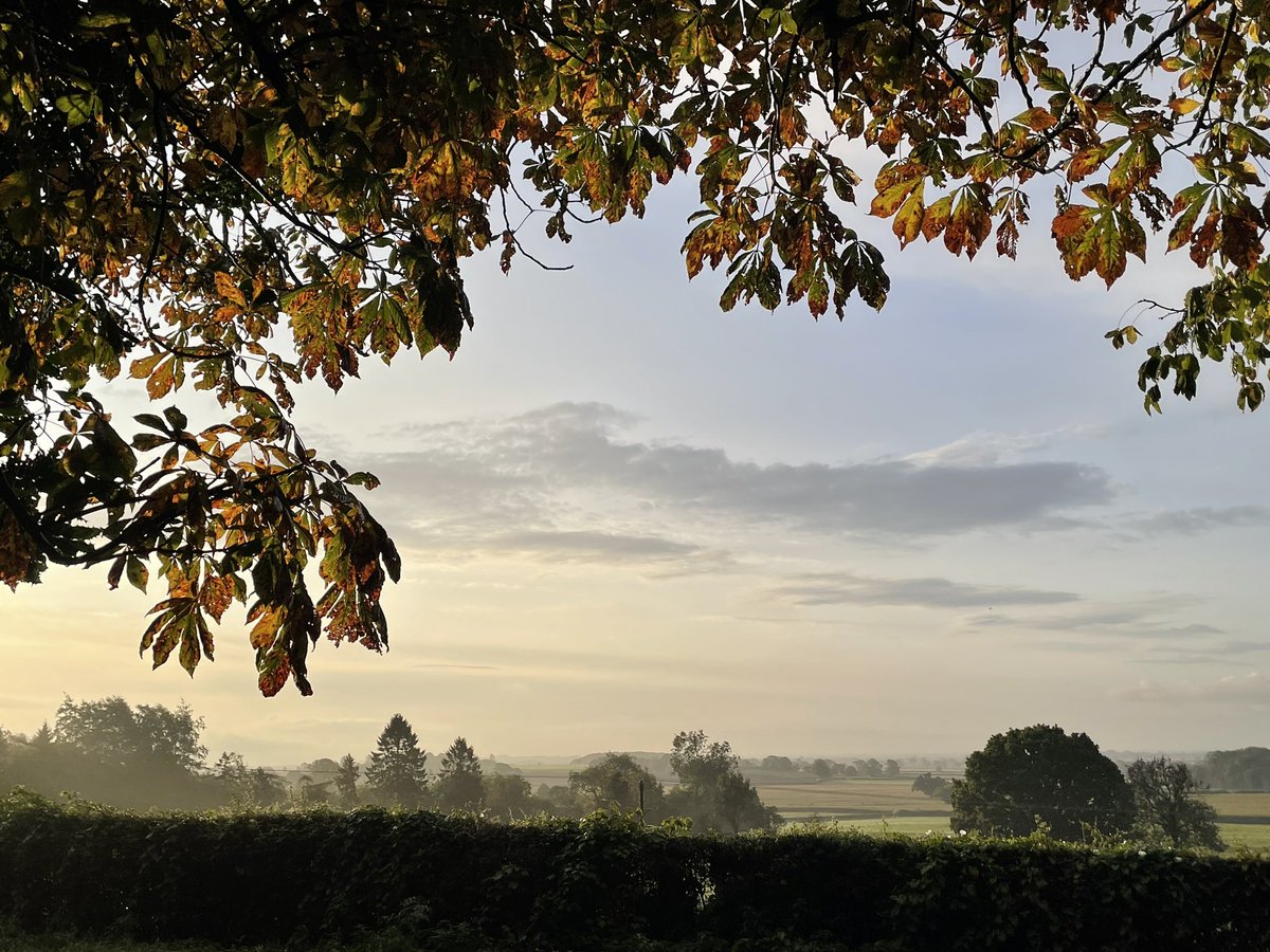 A glorious view over Yorkshire this morning. 

#yorkshire #howardianhills #dawn