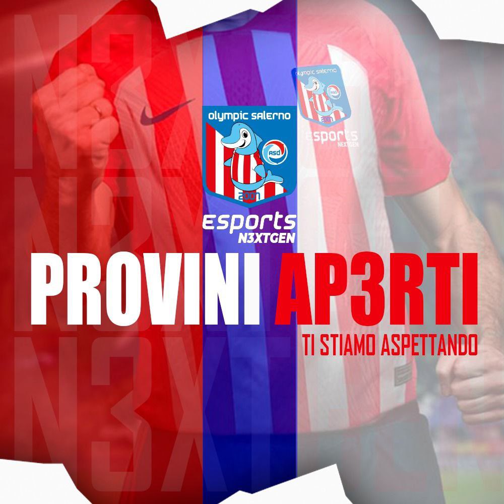 🚨Apriamo i provini nei ruoli:

- DC

🎮Piattaforma: NEXTGEN

💿Gioco: FC 24

🕙Disponibilità: 
- Dal Lunedì al Giovedì
- Dalle 22,00 alle 00,00

🏟️MODULO UTILIZZATO: 3-4-1-2