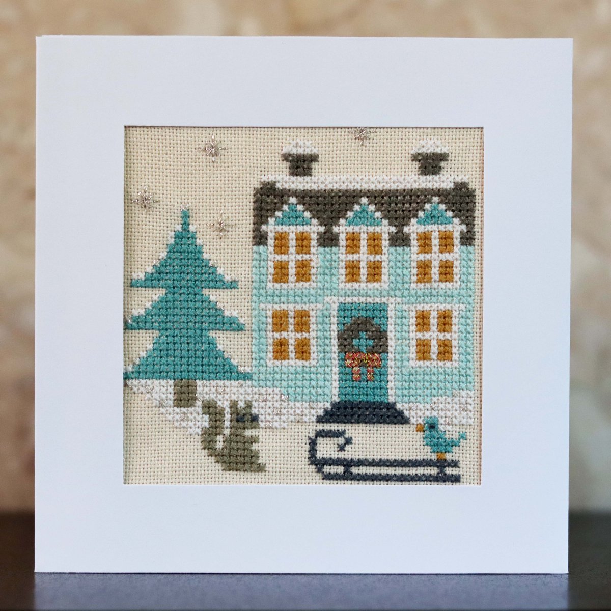 Holiday House….A Cross stitch greetings card for all occasions and perfect for everyone #craftersmarketuk crafters.market/listing/holida… via @_cmuk #Christmas #CraftBizParty #MHHSBD