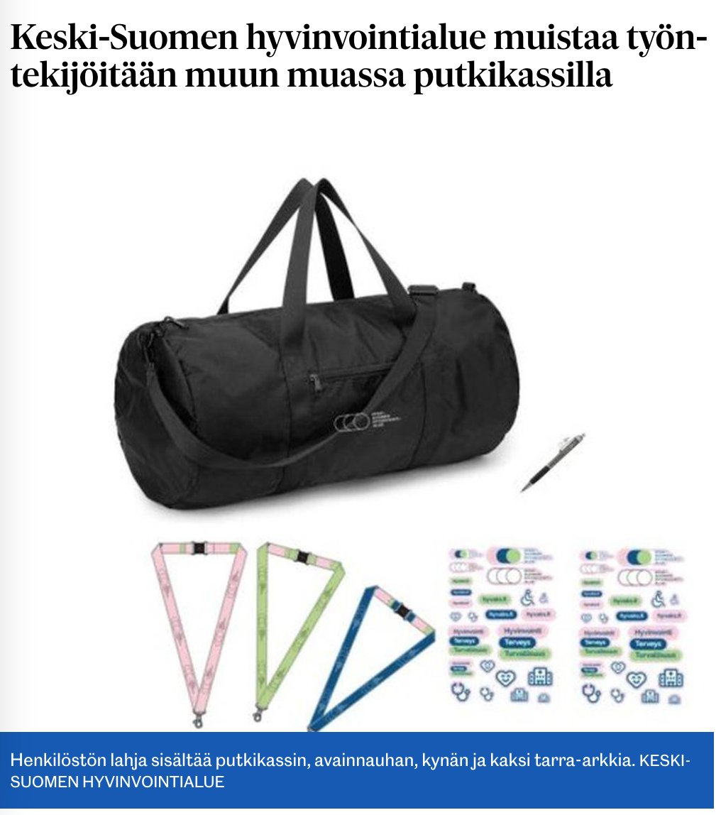Ihan jännittää, mikä mahtaa olla keskarin KOLMAS juttu hyvinvointialueen putkikasseista. #kiviäkinkiinnostaa
