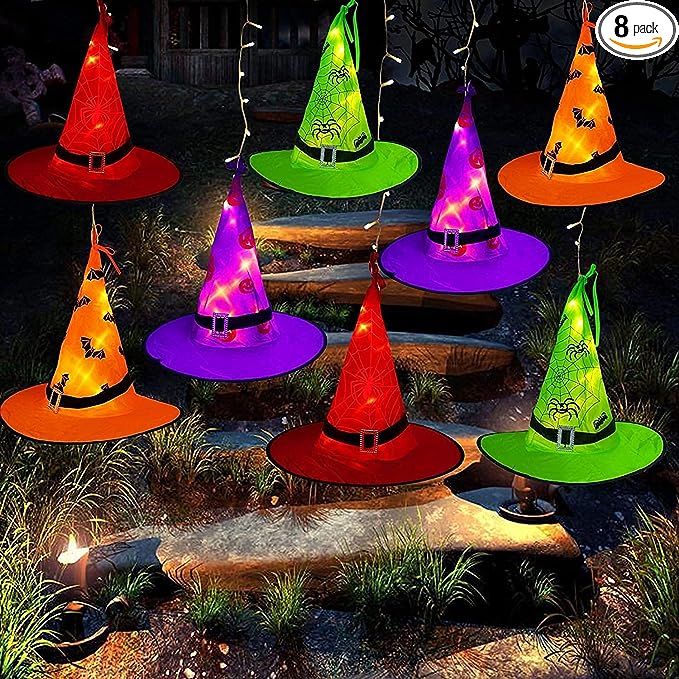HadiSzandra's tweet image. amzn.to
Add a touch of magic to your outdoor space with these Glowing Witch Hats by ZD8391. With 8 mesmerizing lighting modes, they&apos;re perfect for bewitching your garden or yard this Halloween! 🧙‍♀️🎃 #HalloweenDecor #WitchHats #SpookyLights #OutdoorDecor #Haunted