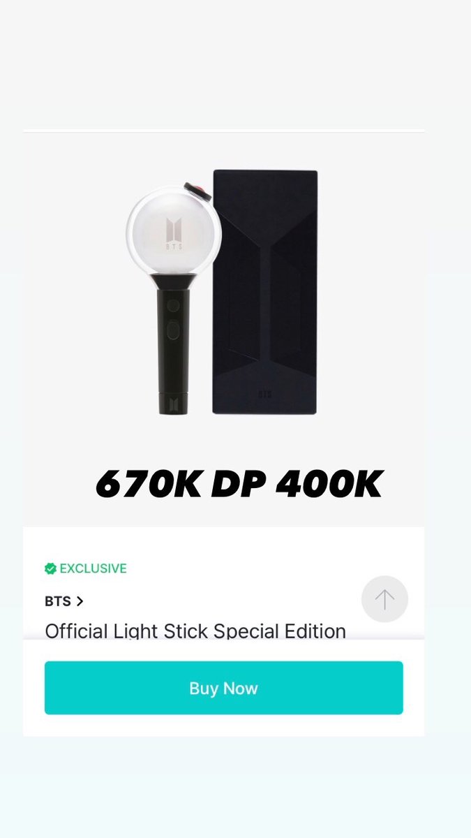 gamoclyshop's tweet image. Army bomb restock

670K DP 400K

#lightstick #armybomb #lsbts