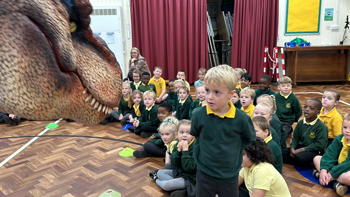 Such an amazing morning with @teach_rex as we finally discovered what has been making all the noise and causing the damage around school @stbedes_roth The morning has been filled with Literacy, Numeracy and even I.T skills as well as being such fun as we learned about Dinosaurs