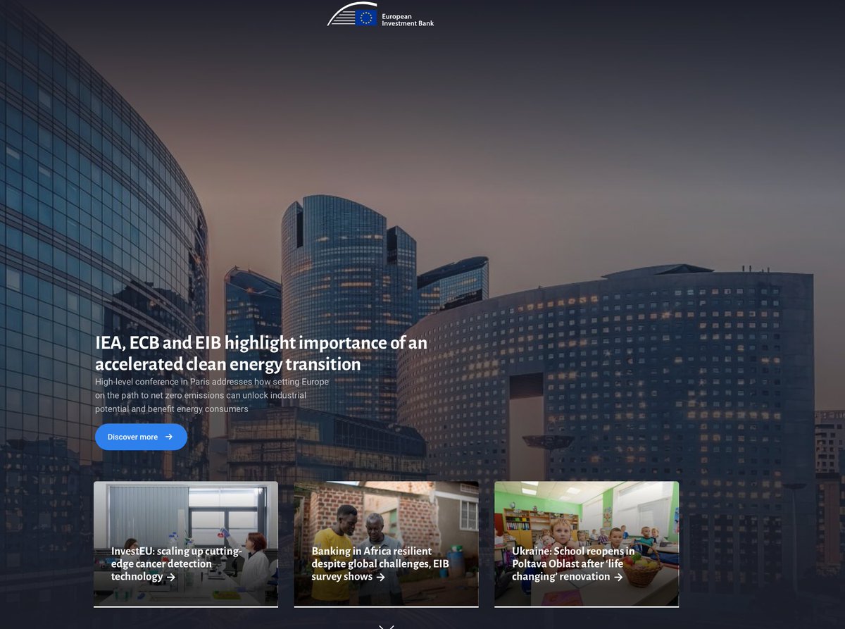 Great to be on the main page of the @EIB Small thing but so important to everyone involved 👏 €10mln venture debt funding well secured !!! 💪 @SDS_Optic @inPROBE_ @EU_Commission @EUeic @EU_EISMEA @Miasto_Lublin