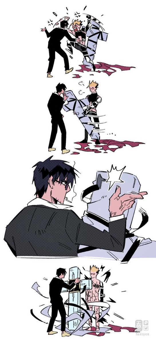 foxcyen's tweet photo. #TRIGUN OG Wolfwood's Magic Fingers https://t.co/l4GO4ceUqb