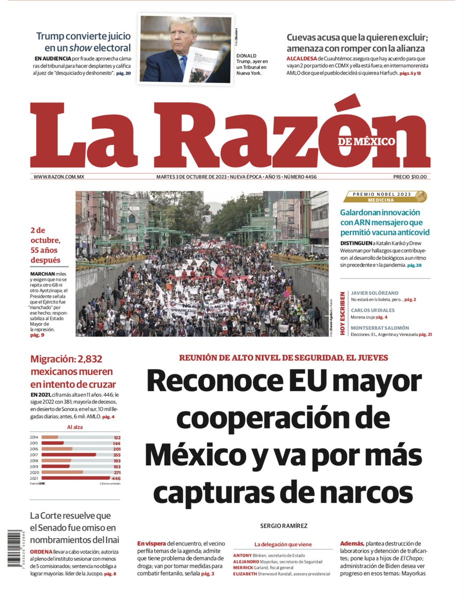 La Razón de México tweet media
