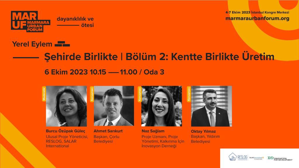 MARUF’ta “Şehirde Birlikte” oturum serimizde Kentte Birlikte Yaşam’dan sonra Birlikte Üretim’i ele alıyoruz! 6 Ekim’de sizi <a href="/MarmaraUrban/">MARUF</a> ‘a bekliyoruz!!