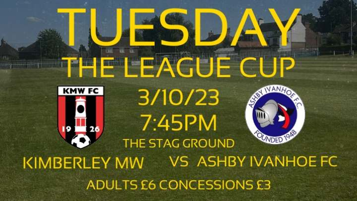 KimberleyMWFC's tweet photo. There are no pitch concerns ahead of this evenings game with Ashby Ivanhoe in the League Cup. 

Kick Off 7.45pm with the bar open from 6.30. 

We hope to see you there! https://t.co/j1QVZpRDEc