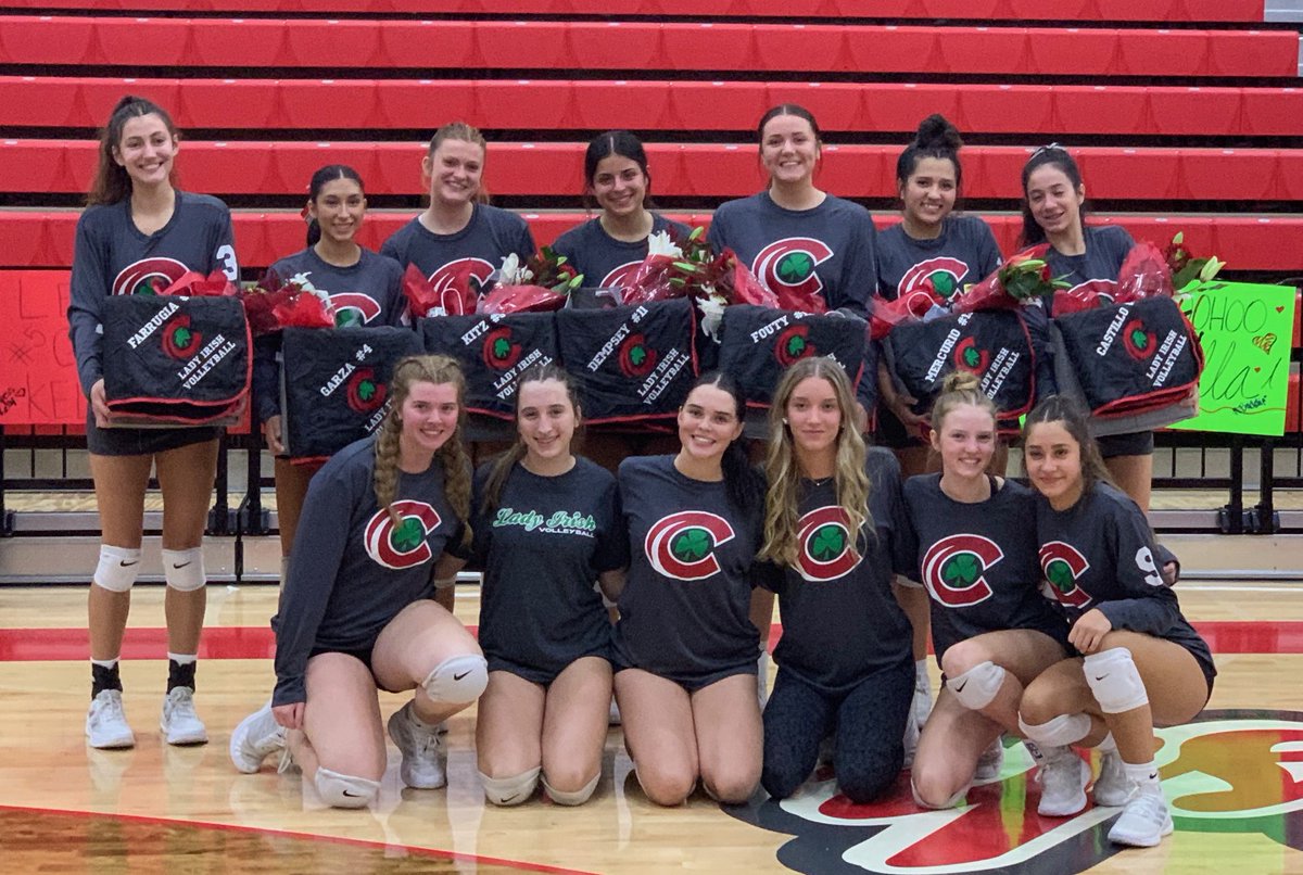 ☘️🏐 <a href="/CCIrishVball/">Central Catholic Volleyball</a> celebrated "Senior Night" on Monday at home. Scarlet &amp; Gray recognized 7 seniors in Sullivan Center...GO IRISH!!! #CentralToLife l #CentralToAthletics l #CentralToSuccess ☘️🏐
