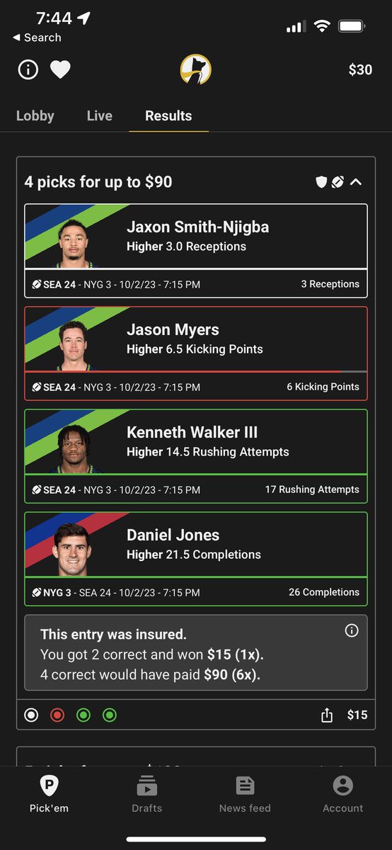 prosource3's tweet image. If they would have kicked the field goal at the end instead of going for it I would have cashed SMH @PapaZirk @Zirksee