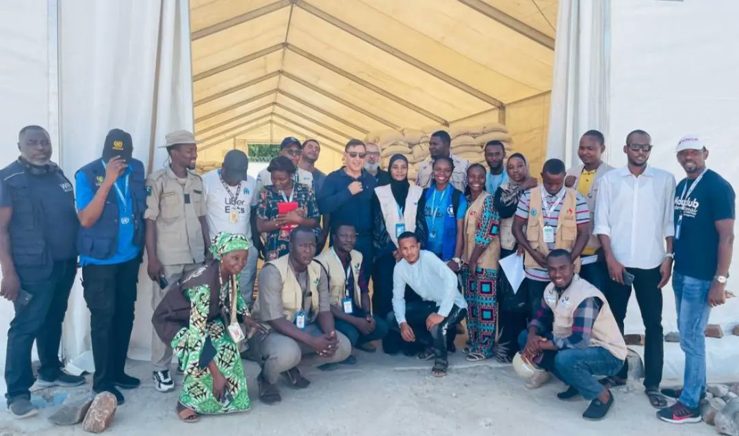 MonClubInt's tweet photo. ICYMI: The @WFP_WAfrica team made a scheduled visit to MonClub’s distribution site in Damasak, Borno State.

The purpose of the visit was to have a firsthand understanding of the new arrival situation, especially the influx, food security,and  the scale-down of beneficiaries, n/1 https://t.co/Qf8t7Vx9Tb