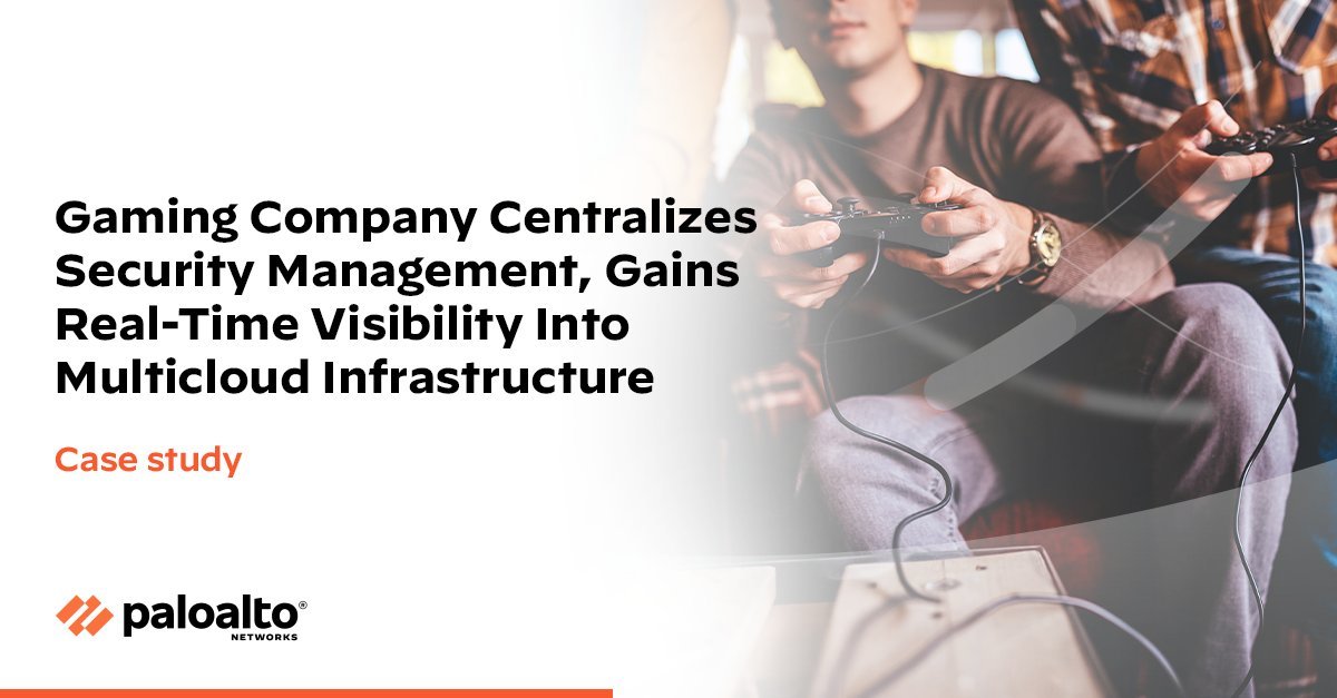 os1_solutions's tweet image. Find out why this gaming company chose Prisma Cloud by Palo Alto Networks to reduce risk and improve their compliance posture while consolidating security tools: bit.ly/48yRbVA