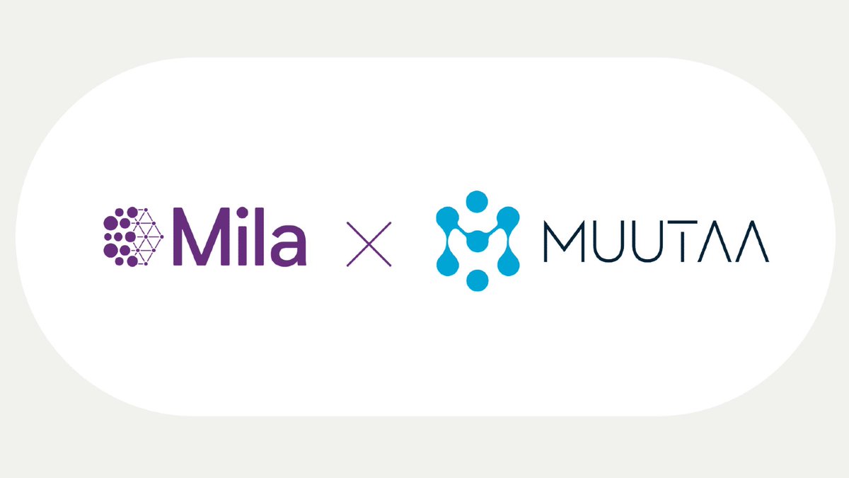 MUUTAA2's tweet photo. Fier d'annoncer le partenariat de MUUTAA avec Mila - Institut québécois d’intelligence artificielle. En tant que seule solution d'IA axée sur la demande des patients pour les #healthcaresupplychains, DemandAMP+ exploite la puissance d’apprentissage profond. https://t.co/jVCkAM7Ue3