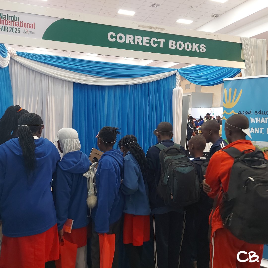 CorrectbookA's tweet photo. Correctbook Kenya had a great time introducing Correctbook notebooks to those who attended the Nairobi International Book Fair. Publishers, authors, students, parents and more were very eager to see how the Correctbook notebooks work. https://t.co/aHPDvEfz5v