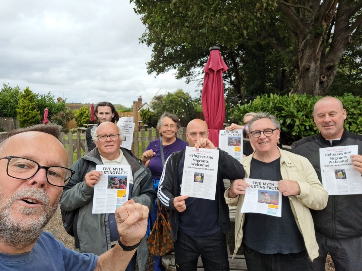 Leafletting the villages around Wethersfield the other week #BravermanOut #RefugeesWelcome #SafePassageNow