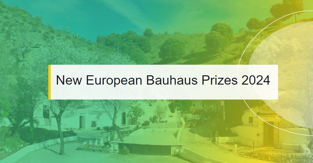 La <a href="/ComisionEuropea/">Comisión Europea en España</a> abre el plazo de convocatoria a los premios de la “Nueva Bauhaus Europea”, iniciativa que conecta el Pacto Verde Europeo con nuestros espacios y experiencias vitales.