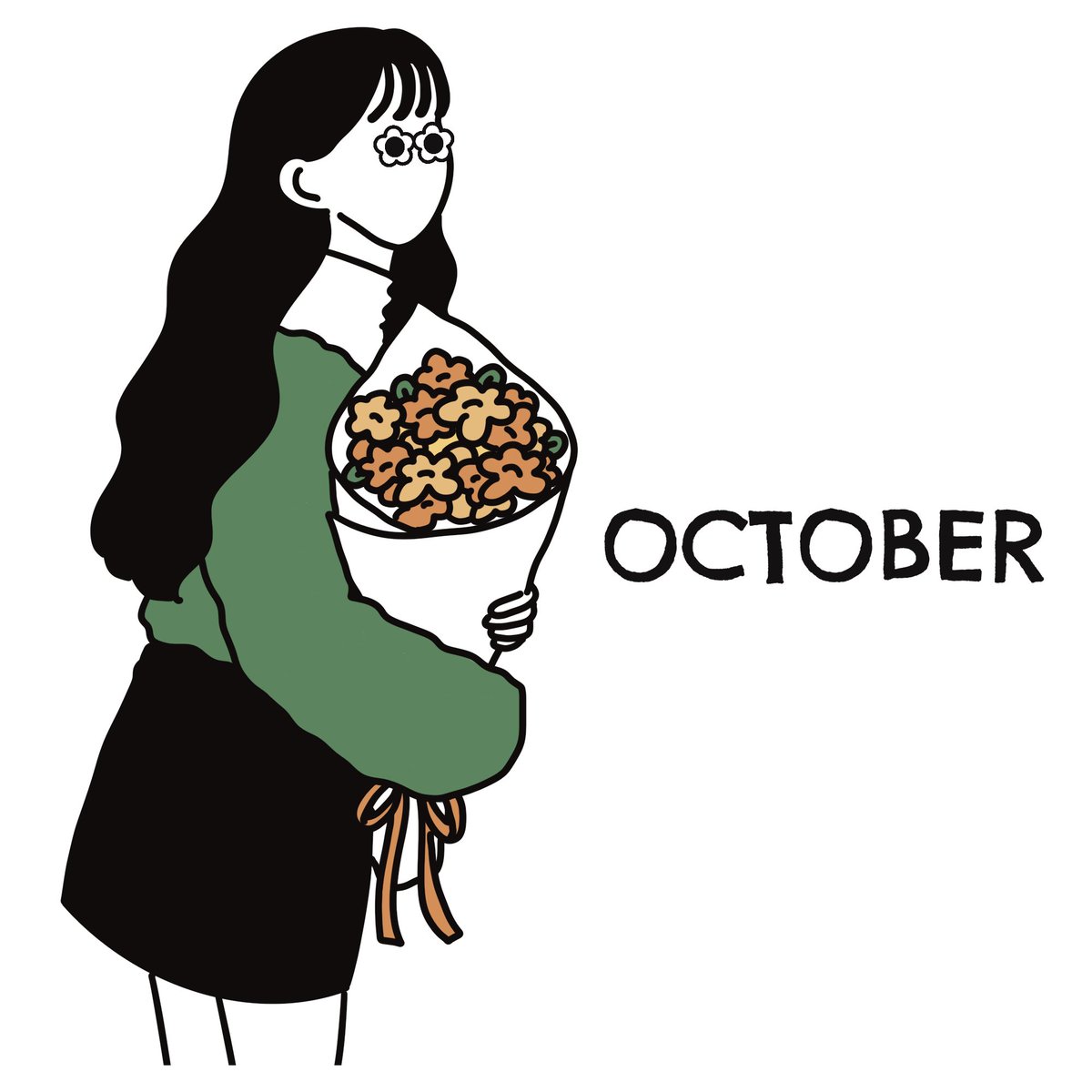 ehwa_illust's tweet photo. 10月のカレンダーです🍂
Nウォーム、引っ張り出しました。

 #art  #イラスト #イラストレーター #シンプルイラスト #イラストオーダー #イラストグラム #イラストレーション #絵 #似顔絵 #線画 #お祝い #記念日 #プレゼント #アイコン #ファッション #ファッションイラスト https://t.co/phr71d6F1V