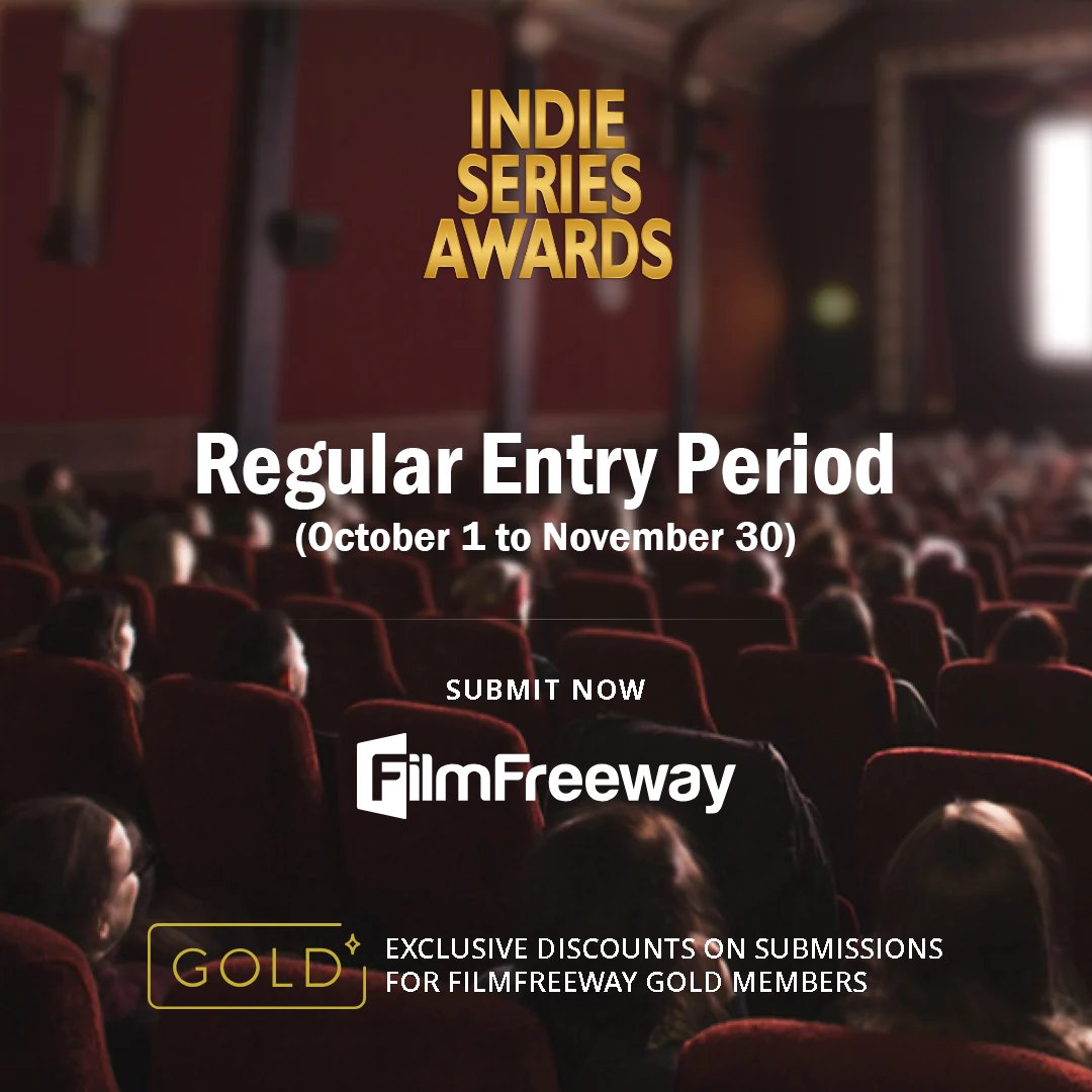 Indie Series Awards (@isawards) on Twitter photo The regular entry period for #ISA14 is underway! Find out more and submit your series on <a href="/FilmFreeway/">FilmFreeway</a>! filmfreeway.com/IndieSeriesAwa…
#ISA14 #indieseriesawards #webseries #digital #indie #comedy #drama #audiofiction The regular entry period for #ISA14 is underway! Find out more and submit your series on <a href="/FilmFreeway/">FilmFreeway</a>! filmfreeway.com/IndieSeriesAwa…
#ISA14 #indieseriesawards #webseries #digital #indie #comedy #drama #audiofiction