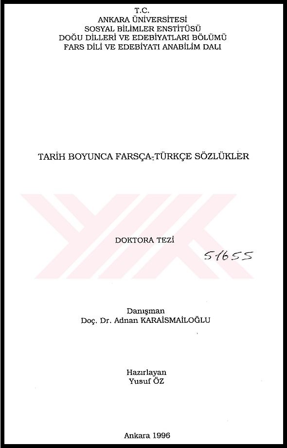 ave_truth's tweet photo. Yusuf Öz. Tarih boyunca Farsça-Türkçe sözlükler. Doktora tezi (1996) https://t.co/QAECoEgf9x
-----
#Dictionary #HüsaməddinXoyi #Persianlanguagestudies #StudiesonTurkicLanguages #YusufÖz https://t.co/VcsybUsQeN