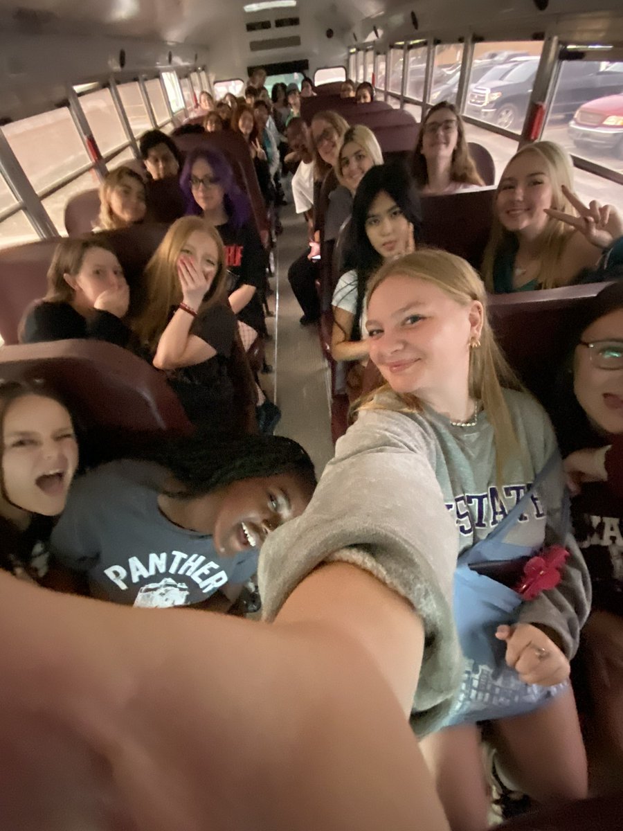 joannachadwick's tweet photo. On our way to Wichita State for the @kspaonline conference today! Let’s gooooo!
@DHS_Panthers @DerbySchoolsKS @DerbySchoolsKS https://t.co/3Xm81kCDbz