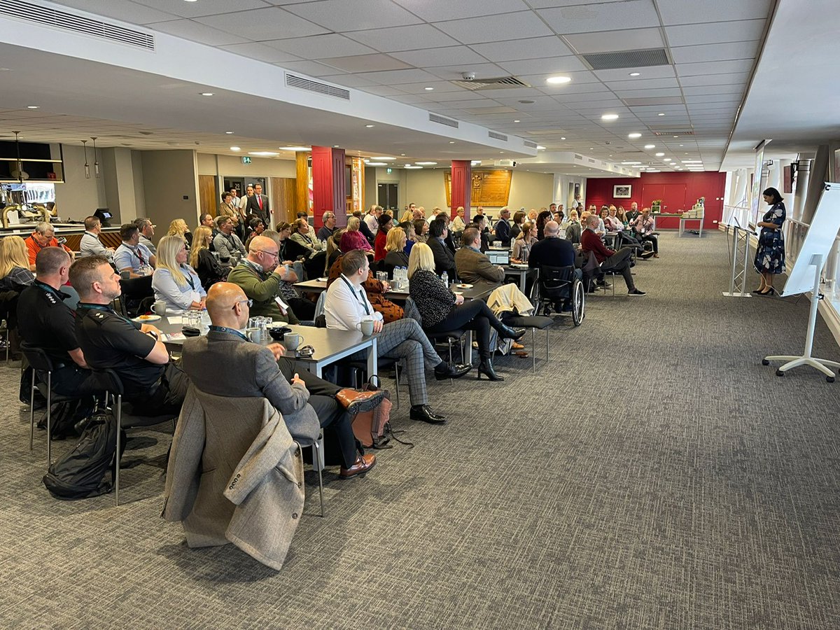 Gaistsolutions's tweet photo. 📸 @JohnTheMap at the #RoadSafetyWales Conference today

✅ Brilliant to see it packed out with over 100 delegates talking all things #roadsafety and a great opportunity to showcase our industry leading roadscape intelligence and #connectedvehicle #data capabilities https://t.co/NQ6cDhS4WS