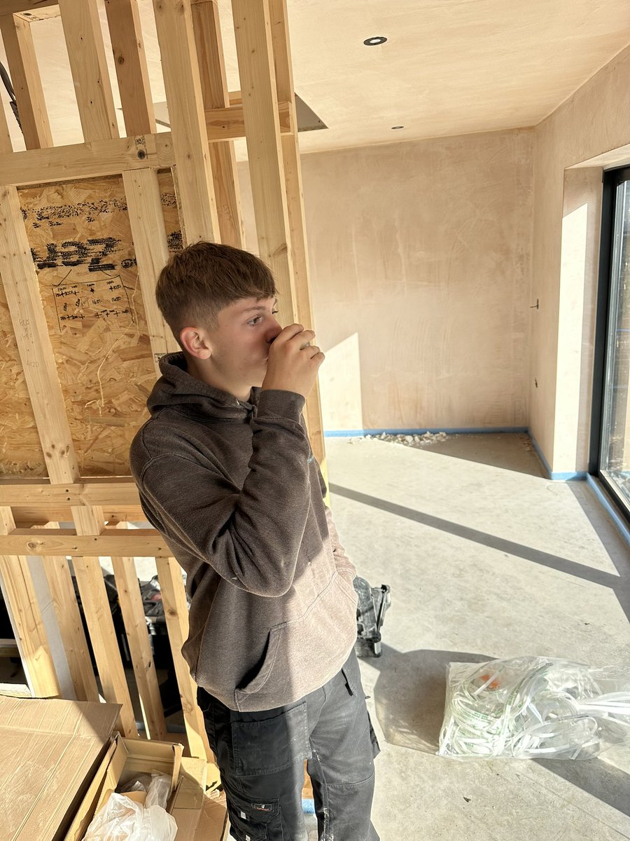 mel_ltd's tweet photo. Logan from year 11 at @mirfieldfree enjoying work experience with us this week #workexperience #trade #joinery #newskills https://t.co/GFZ91PSOWt