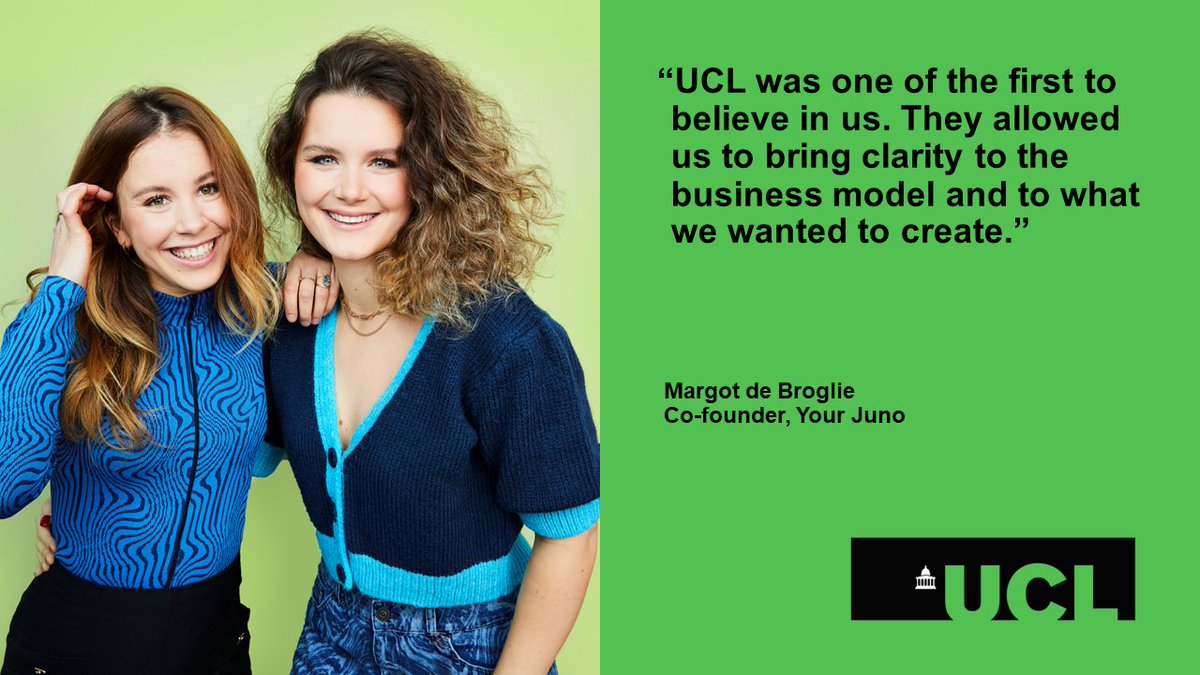 Set up by UCL Econ alumna Margot and her sister Alexia, the financial ed app Your Juno is helping to educate women and non-binary people on the topic of finances, revolutionising access to financial knowledge.

Find out more: bit.ly/3LFcHy6

@YourJunoApp @UCLEcon

#KEF3