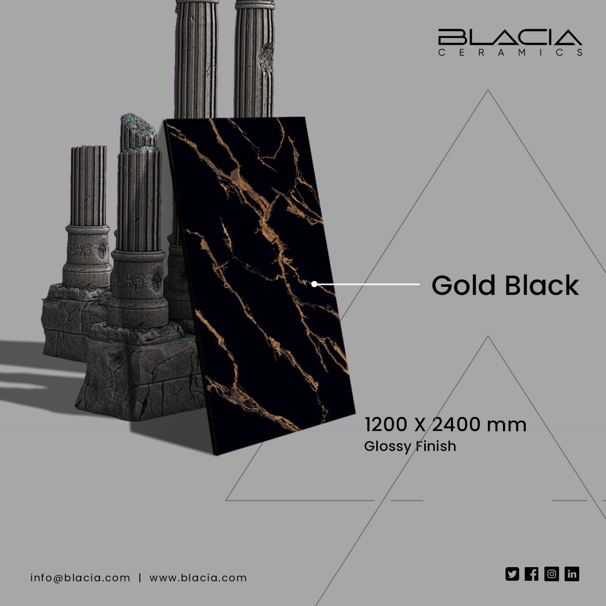 BlaciaExports's tweet photo. Unleashing Black Beauty
Gold Black
Size : 1200x2400 MM
Finish : Glossy
#blacia #exports #MiamiConstruction #MiamiFlorida #Florida #Doral #Kendall #RealState #luxury #RealStateMiami #flooring #Home #House #porcelain #floortiles #TileWholesaler #tiles #renovation #miami #Florida https://t.co/QSXg7E0CKY